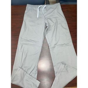 High Performance Uniforms Light Grey Scrub Pants Size Small